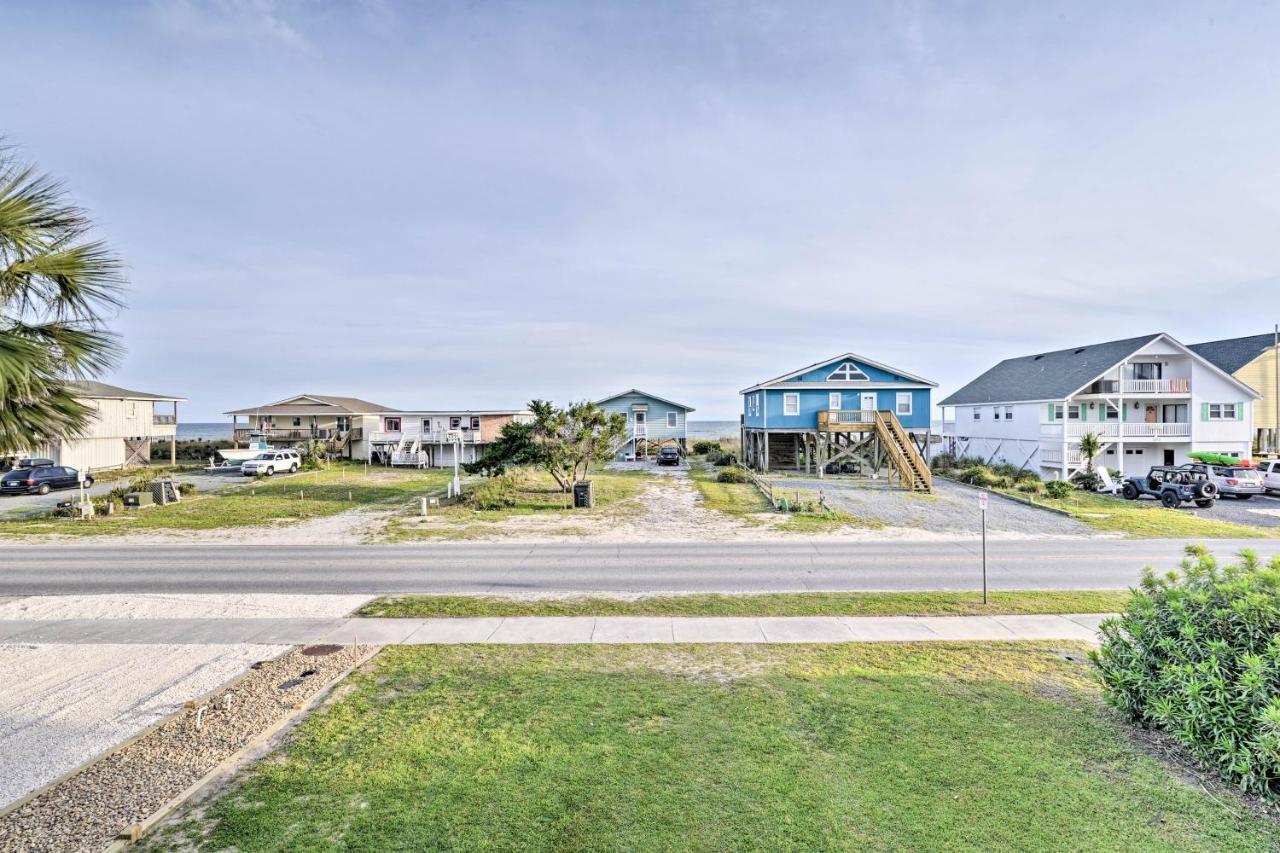 Pet-Friendly Second Row House Steps To Beach! Holden Beach Exterior photo